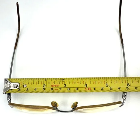 Vintage Jaguar Eyeglass Frames Model 3342-276 Bronze Tortoise Half Rim 55-17-140 - Picture 13 of 14